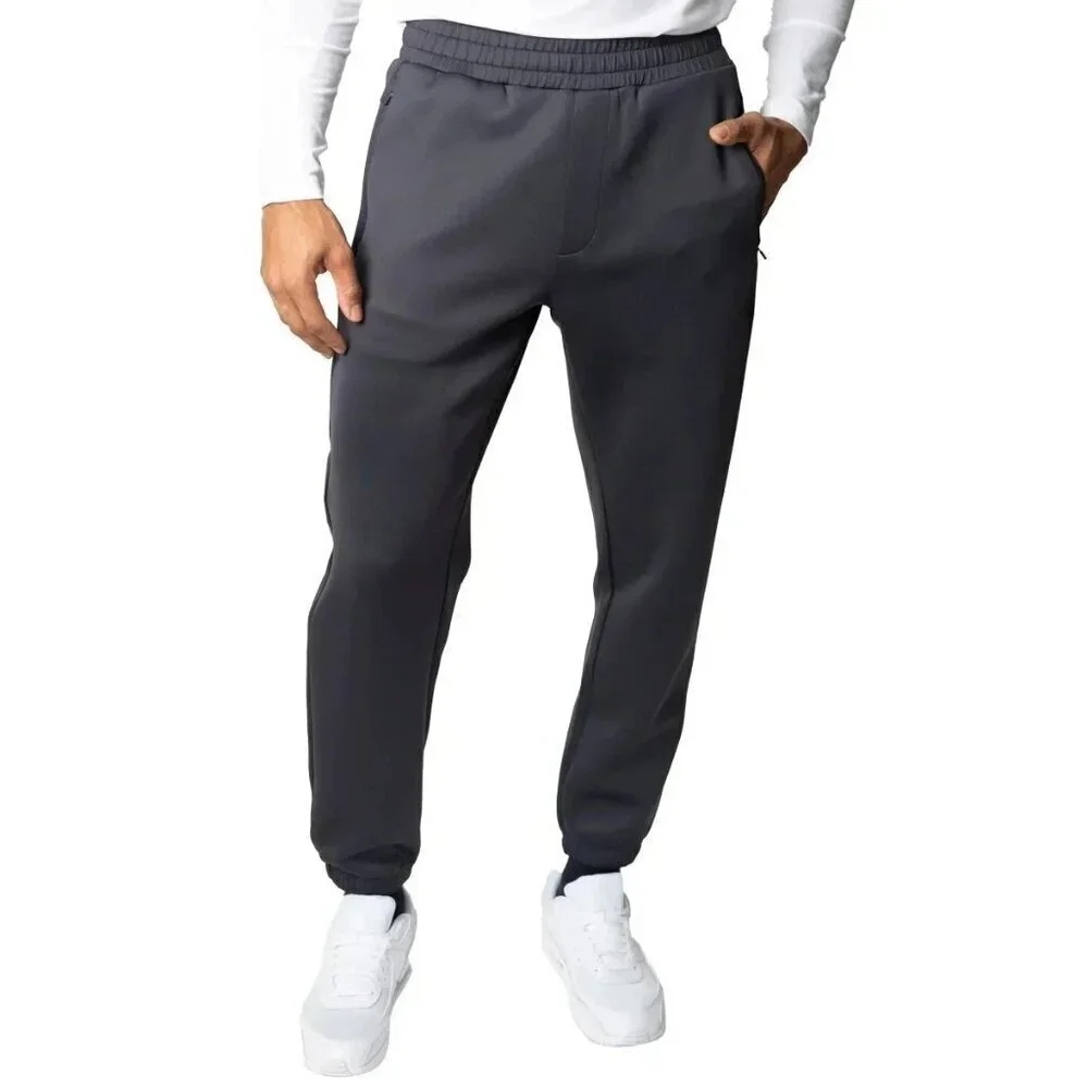 NEW Spyder Active Men's M Black Scuba Joggers  Zipper Pockets & 2-Way Stretch